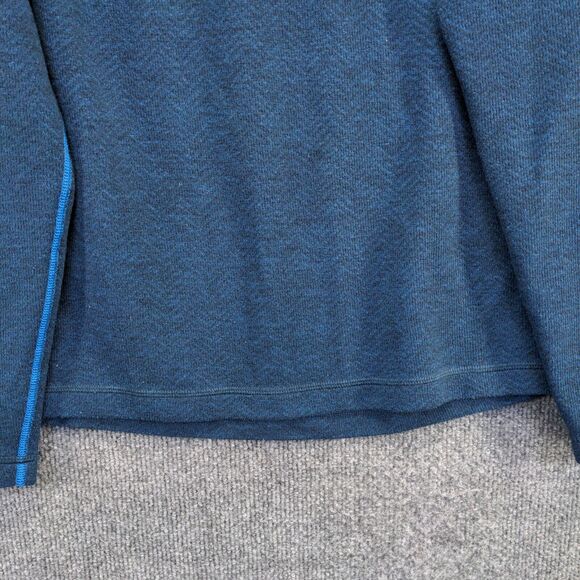 Timberland Outdoor Performance Sweater Men's Blue Small Polyester Wool Blend - Picture 7 of 12